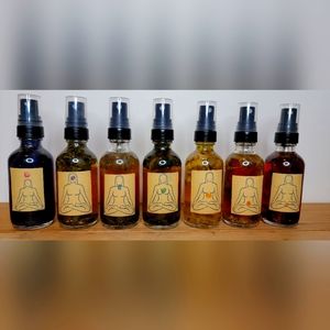 Chakra body spray set of 7